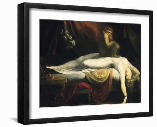 The Nightmare I, 1781-Johann Heinrich Fussli-Framed Giclee Print