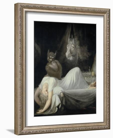 The Nightmare-Henry Fuseli-Framed Art Print