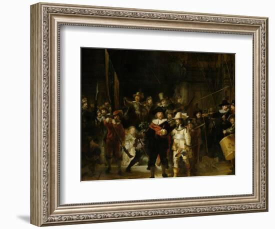 The Nightwatch, 1642-Rembrandt van Rijn-Framed Giclee Print