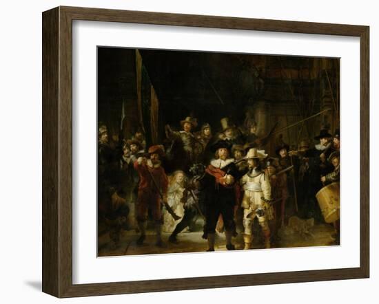 The Nightwatch, 1642-Rembrandt van Rijn-Framed Giclee Print