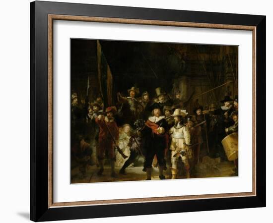 The Nightwatch, 1642-Rembrandt van Rijn-Framed Giclee Print