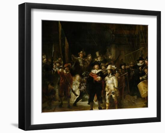 The Nightwatch, 1642-Rembrandt van Rijn-Framed Giclee Print