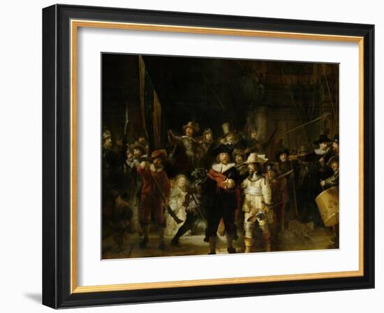 The Nightwatch, 1642-Rembrandt van Rijn-Framed Giclee Print