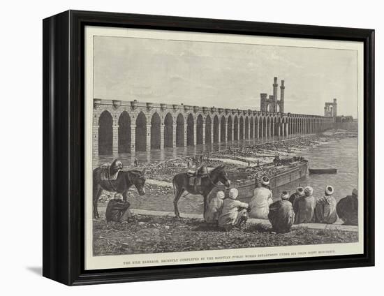 The Nile Barrage-null-Framed Premier Image Canvas