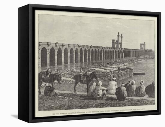 The Nile Barrage-null-Framed Premier Image Canvas