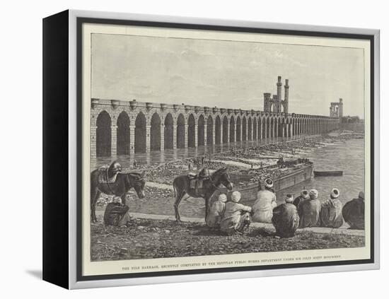 The Nile Barrage-null-Framed Premier Image Canvas