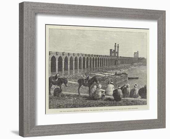 The Nile Barrage-null-Framed Giclee Print