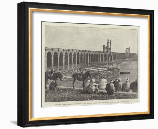 The Nile Barrage-null-Framed Giclee Print