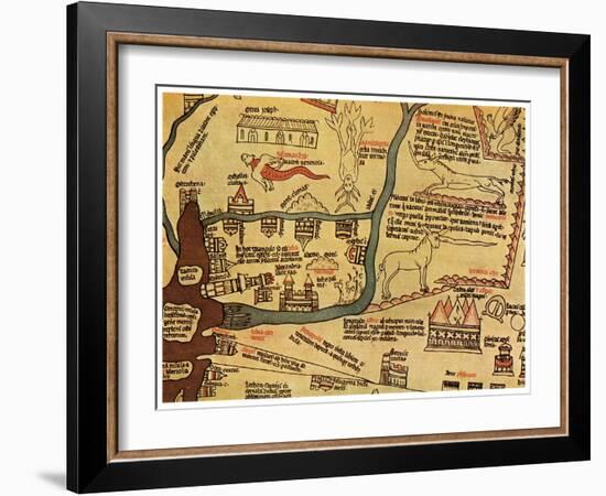 The Nile Delta, Egypt, C1280-null-Framed Giclee Print