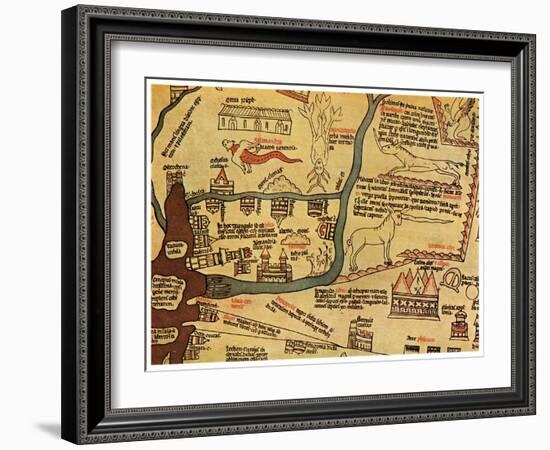 The Nile Delta, Egypt, C1280-null-Framed Giclee Print