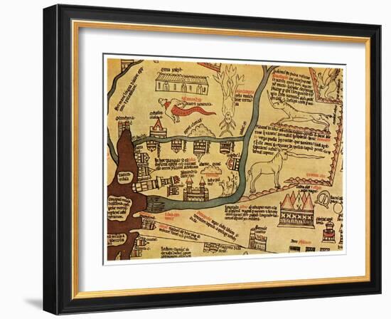 The Nile Delta, Egypt, C1280-null-Framed Giclee Print