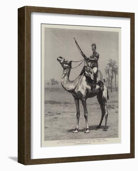 The Nile Expedition, a Sergeant of the Camel Corps-null-Framed Giclee Print