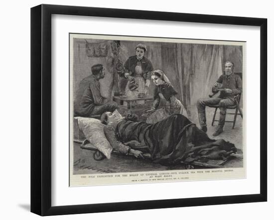 The Nile Expedition for the Relief of General Gordon-Arthur Hopkins-Framed Giclee Print