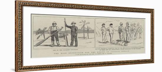 The Nile Expedition for the Relief of General Gordon-Frederic Villiers-Framed Giclee Print