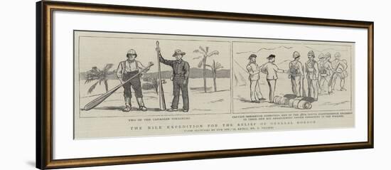 The Nile Expedition for the Relief of General Gordon-Frederic Villiers-Framed Giclee Print