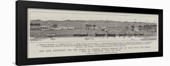 The Nile Expedition for the Relief of General Gordon-null-Framed Giclee Print