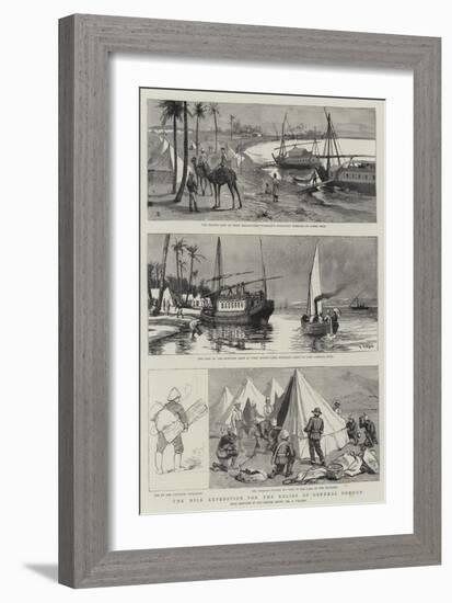 The Nile Expedition for the Relief of General Gordon-null-Framed Giclee Print