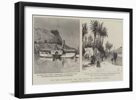 The Nile Expedition for the Relief of General Gordon-null-Framed Giclee Print