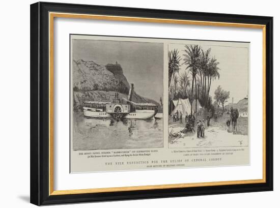 The Nile Expedition for the Relief of General Gordon-null-Framed Giclee Print