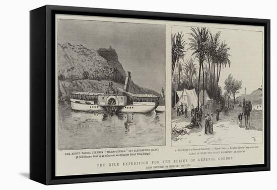 The Nile Expedition for the Relief of General Gordon-null-Framed Premier Image Canvas