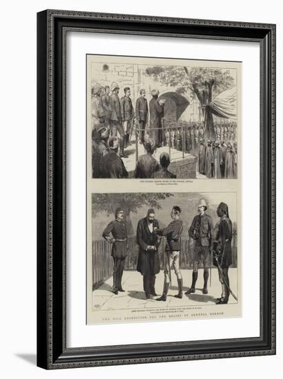 The Nile Expedition for the Relief of General Gordon-null-Framed Giclee Print