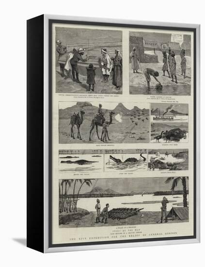 The Nile Expedition for the Relief of General Gordon-null-Framed Premier Image Canvas