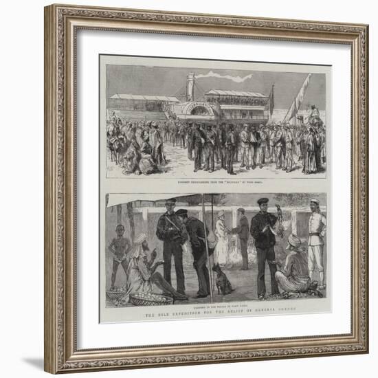 The Nile Expedition for the Relief of General Gordon-null-Framed Giclee Print