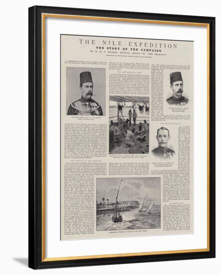 The Nile Expedition-Henry Marriott Paget-Framed Giclee Print