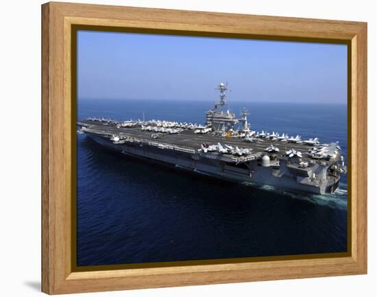 The Nimitz-class Aircraft Carrier USS John C. Stennis-Stocktrek Images-Framed Premier Image Canvas