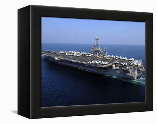 The Nimitz-class Aircraft Carrier USS John C. Stennis-Stocktrek Images-Framed Premier Image Canvas
