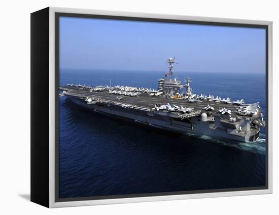 The Nimitz-class Aircraft Carrier USS John C. Stennis-Stocktrek Images-Framed Premier Image Canvas