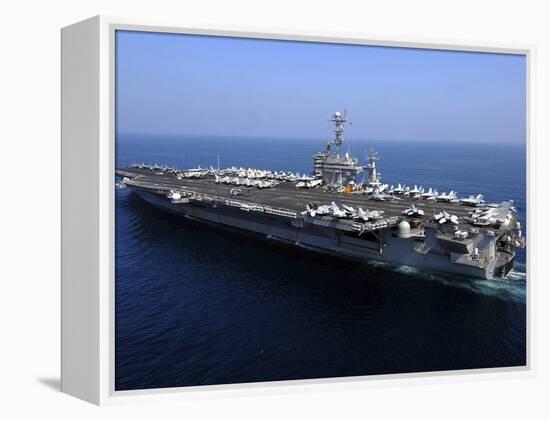 The Nimitz-class Aircraft Carrier USS John C. Stennis-Stocktrek Images-Framed Premier Image Canvas