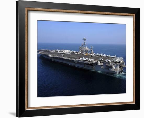 The Nimitz-class Aircraft Carrier USS John C. Stennis-Stocktrek Images-Framed Photographic Print