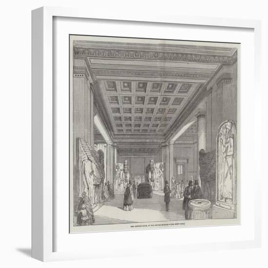 The Nineveh Room, at the British Museum-null-Framed Giclee Print