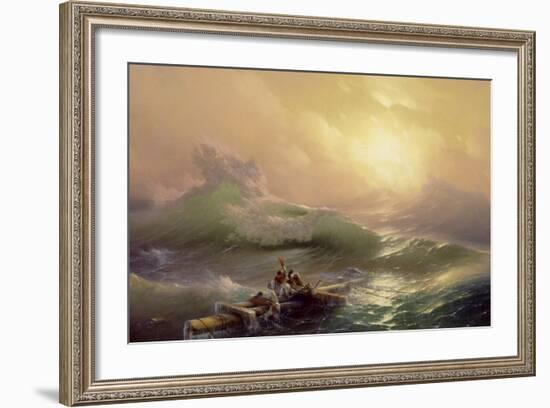 The Ninth Wave, 1850-Ivan Konstantinovich Aivazovsky-Framed Giclee Print