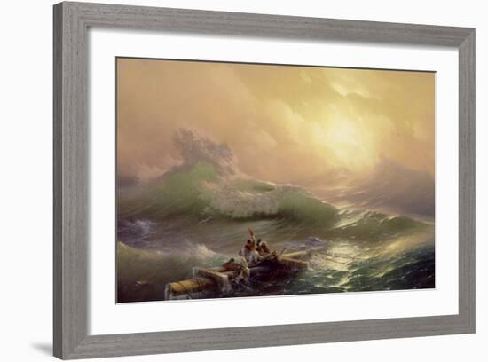 The Ninth Wave, 1850-Ivan Konstantinovich Aivazovsky-Framed Giclee Print