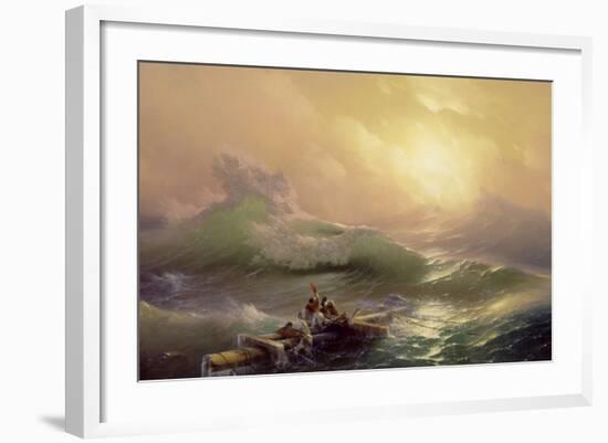 The Ninth Wave, 1850-Ivan Konstantinovich Aivazovsky-Framed Giclee Print