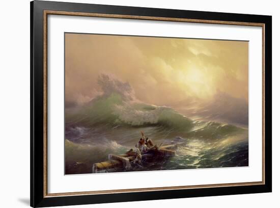 The Ninth Wave, 1850-Ivan Konstantinovich Aivazovsky-Framed Giclee Print