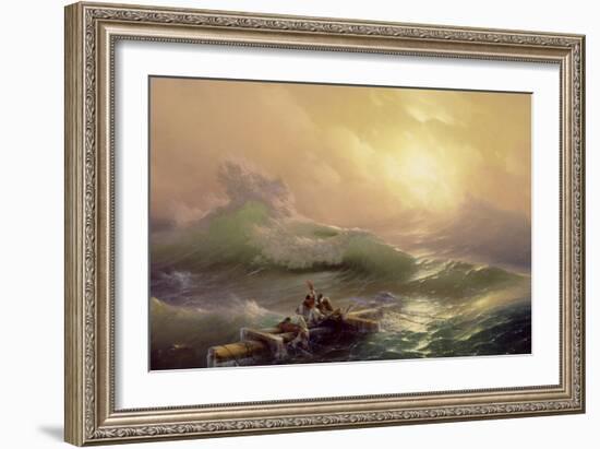 The Ninth Wave, 1850-Ivan Konstantinovich Aivazovsky-Framed Giclee Print