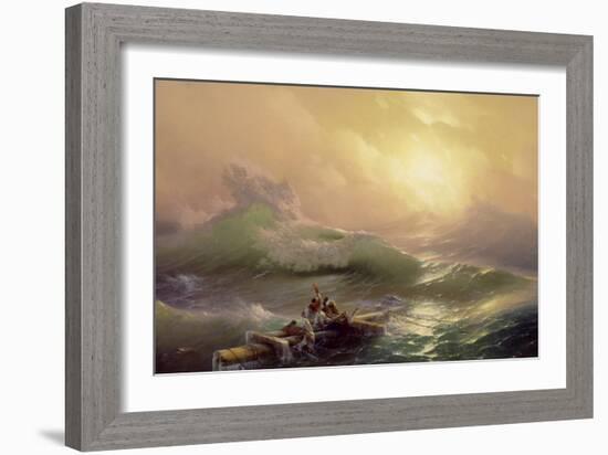 The Ninth Wave, 1850-Ivan Konstantinovich Aivazovsky-Framed Giclee Print