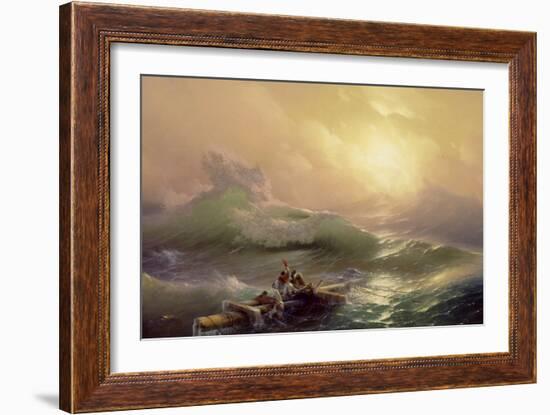 The Ninth Wave, 1850-Ivan Konstantinovich Aivazovsky-Framed Giclee Print