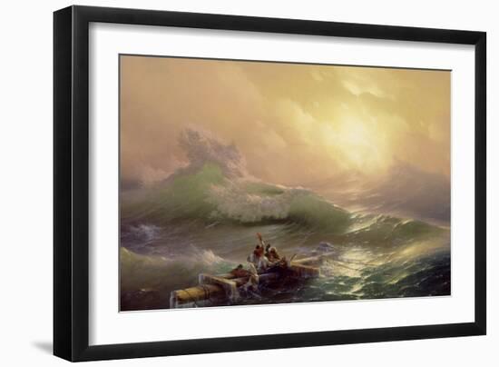 The Ninth Wave, 1850-Ivan Konstantinovich Aivazovsky-Framed Giclee Print