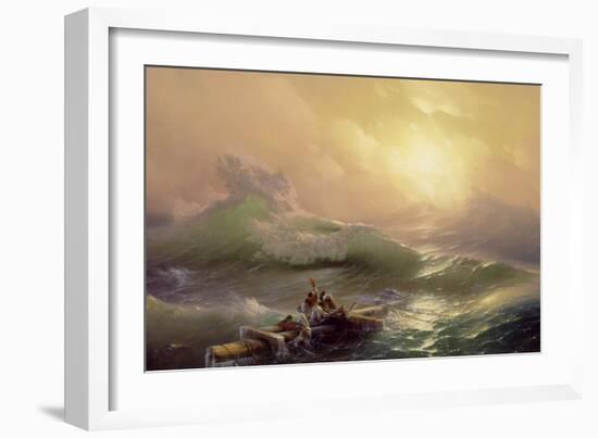 The Ninth Wave, 1850-Ivan Konstantinovich Aivazovsky-Framed Giclee Print