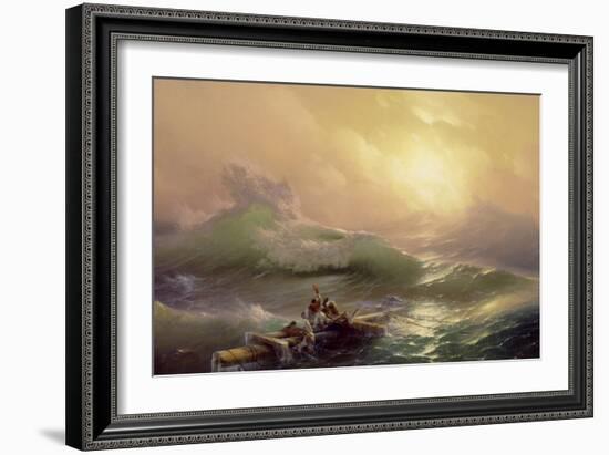 The Ninth Wave, 1850-Ivan Konstantinovich Aivazovsky-Framed Giclee Print