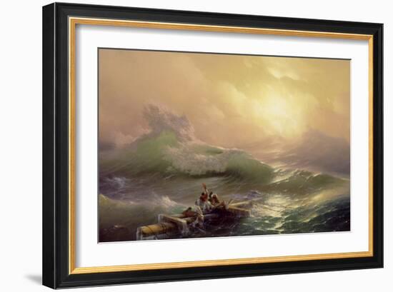 The Ninth Wave, 1850-Ivan Konstantinovich Aivazovsky-Framed Giclee Print