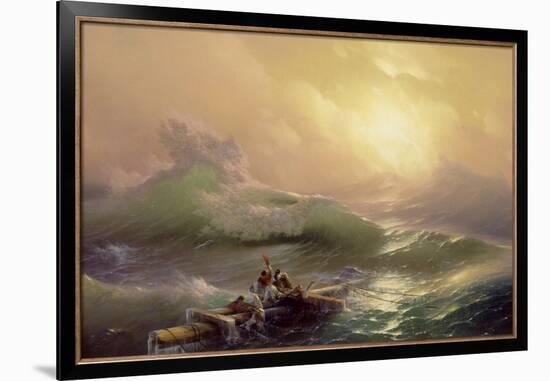 The Ninth Wave, 1850-Ivan Konstantinovich Aivazovsky-Framed Giclee Print