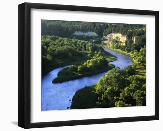 The Niobrara River Near Valentine, Nebraska, USA-Chuck Haney-Framed Photographic Print