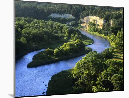 The Niobrara River Near Valentine, Nebraska, USA-Chuck Haney-Mounted Photographic Print