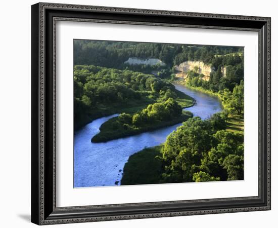 The Niobrara River Near Valentine, Nebraska, USA-Chuck Haney-Framed Photographic Print