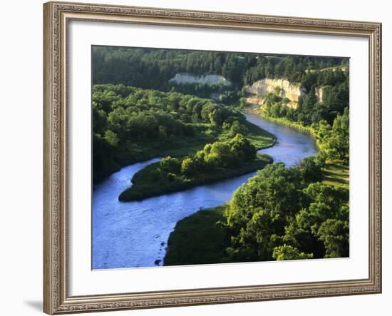 The Niobrara River Near Valentine, Nebraska, USA-Chuck Haney-Framed Photographic Print